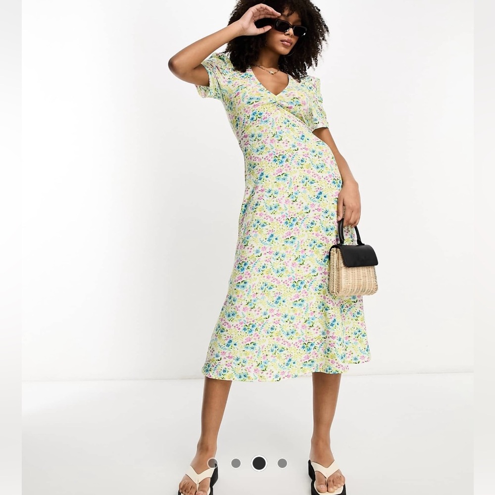 ASOS Design Floral Midi Dress